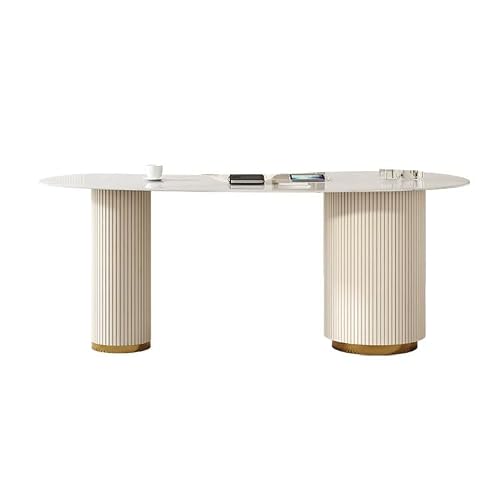XIXSERTHIA Computer Desk Bright Desk Computer Integrated Desk Modern Simple Home Small Apartment Solid Wood Writing Desk Office Desk Office Desks(160 * 60 * 75cm)