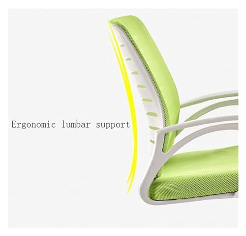 Chair Ergonomic Lumbar Support for Swivel Lumbar Support Desk Chair, Computer Mesh Chair with Armrest Black,Black Frame (Color : Black Frame Blue)