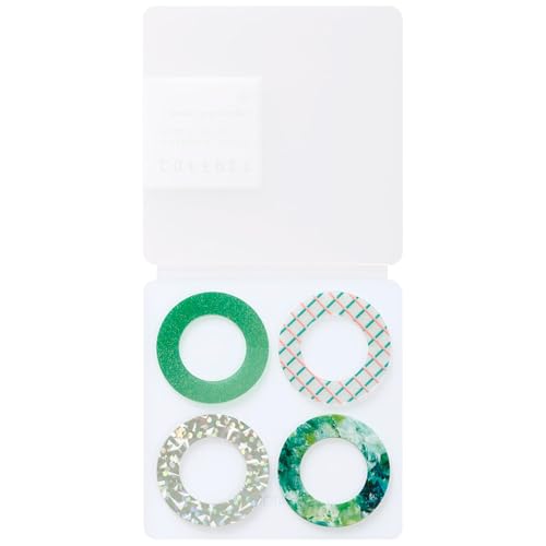 King Jim COFW001 Sealing Film Coffret Ring Peacock Green