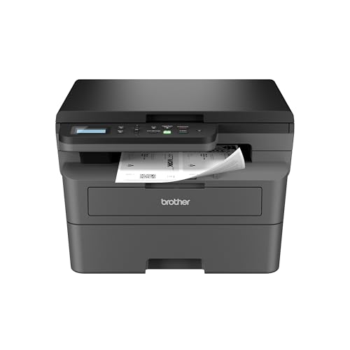 Brother Wireless HL-L2465DW Compact Monochrome Multi-Function Laser Printer with Print, Copy and Scan, Duplex and Mobile Printing