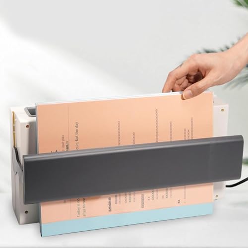 Binding Machine - Hot Melt Binding Machine, Home Binding Machine, Can Bind 280 Sheets, Suitable for Book Contract Binding(White)