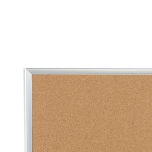 Staples Cork Bulletin Board, 3x2 Feet, Oak Frame, Self-Healing