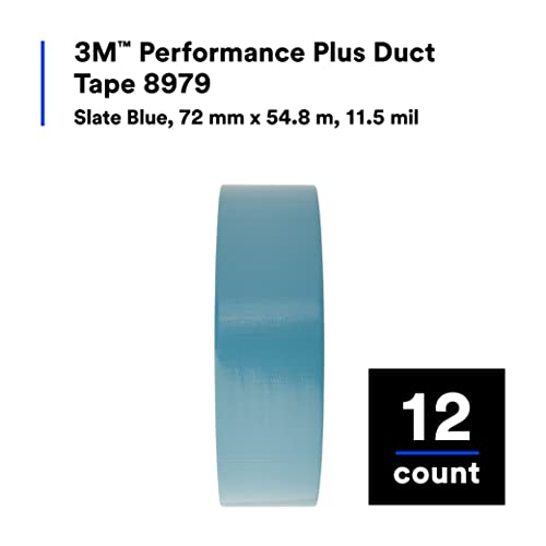 3M™ 8979 Duct Tape, 12.6 Mil, 3" x 60 yds., Slate Blue, 12/Case, 3M Stock# 7000124263