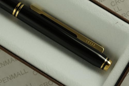 Cross Made in the USA Classic Signature Collection, Black and 22KT Gold 0.5MM Mechanical Pencil