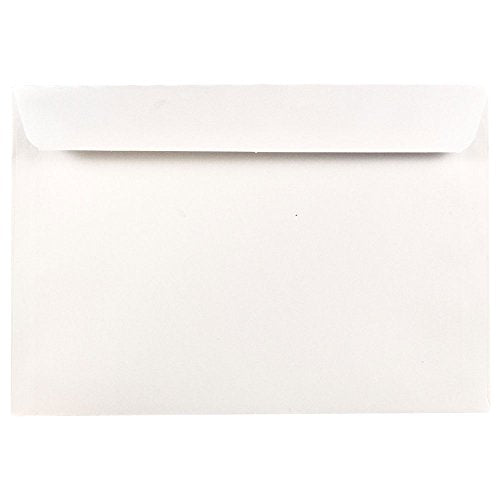 JAM PAPER 6 1/2 x 9 1/2 Booklet Commercial Envelopes - White - Bulk 1000/Carton