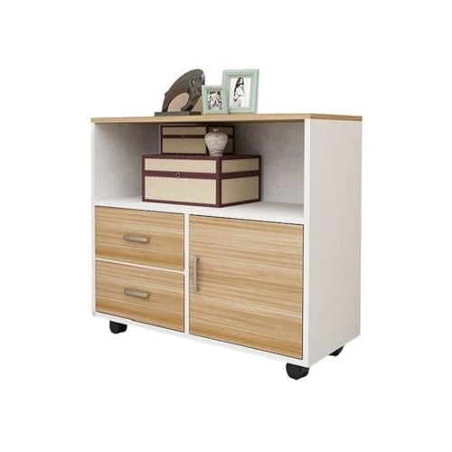 CAOJLjiaxiang-2012 File Cabinet Mobile Low Cabinet Thickened Back File Cabinet Data Cabinet Office Storage Cabinet Printer Cabinet with Wheels Office Cabinet(Multi-Colored)
