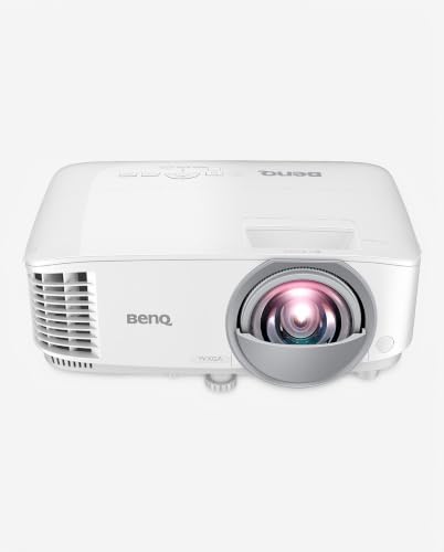 BenQ MW826STH WXGA画質 短焦点 DLPプロジェクター (3500ANSIルーメン/70~120インチ/ランプ寿命最長15,000時間/HDMIx2/D-Sub/10Wスピーカー内蔵)