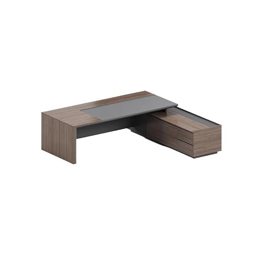 LINKIO Home Office Desks Manager Office Modern Boss Supervisor Desk Office Large Desk Workbench Computer Table Desk