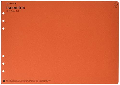 PLOTTER 77716545 Memo Pad Refill, A4, Isometric, 40 Sheets, 2 Packs