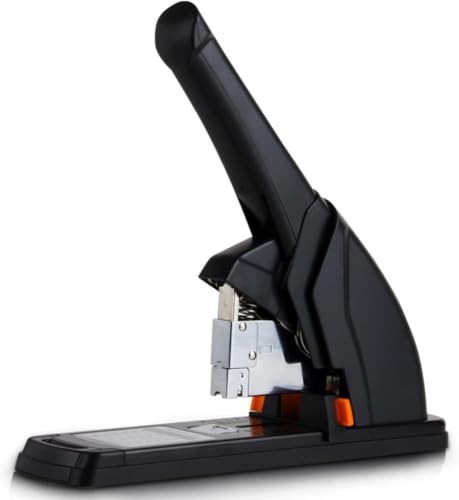 Desktop Staplers-Mini Stapler-Black Heavy Duty Stapler 210 Sheet High Capacity Office Desk Staplers Commercial for Home Supplies