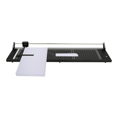Premium Rotary Trimmer, 36in Paper Cutter, Straight Office Paper Trimmer, Self-Sharpening, for hobbyists at Home, Office, and School