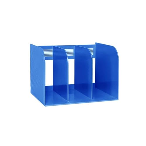 Desk File Organizer, File Magazine Folder Holder 3 Compartment Documents Organizer Files Cabinet Shelf