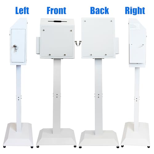 Plugsharge Floor Standing Suggestion & Offering Box with Locking Door