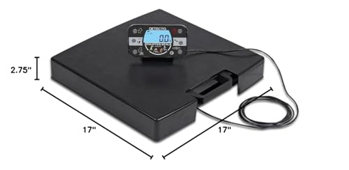 Detecto, APEX-at-AC, NTEP Certified, Portable Digital Athletic Scale with Remote Indicator, Includes Non-Medical Grade AC Adapter