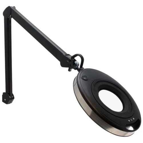 in-X Magnifying Lamp 12 Diopter (4X) and 5 Diopter (2.25x) Interchangeable Lenses