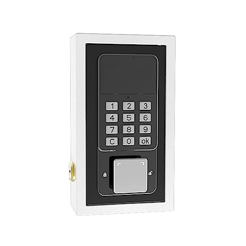 HGIYA Key Lock Box Safe Storage Waterproof Organizer Secret Cabinet Outdoor,Wall Mount,App Remote Password Security Code No Home