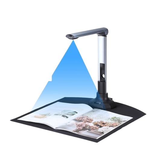 Book Scanner Kit Reader Document Camera Capture Scan Machine A3 HD with LED for ID Cards Books BK52