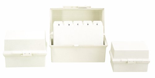 Esselte Cardo A5 Card Index Box with 1,000 Cards Capacity - Grey