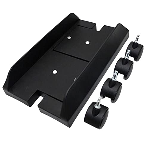 Computer Cart with CPU Holder CPU Holder Stand, Mobile Desktop PC Tower Stand with Rolling Wheels, Floor PC Mainframe Bracket, Adjustable Width Universal PC Holder Cart Mobile IT Support Platform