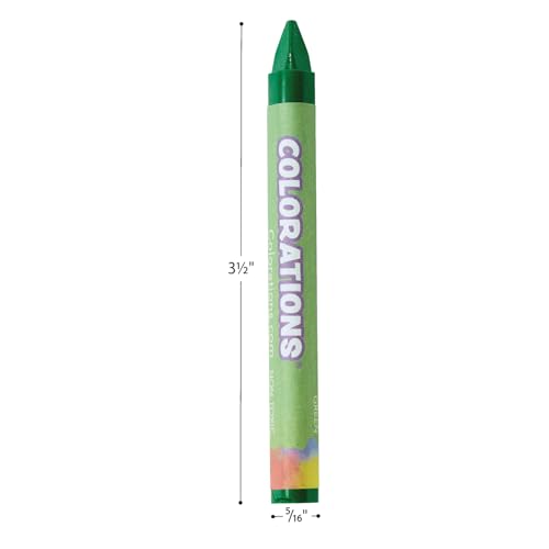 Colorations Regular Size Triangular Crayon Classroom Pack, 16 Colors