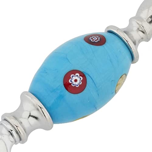 Glass Of Venice Murano Glass Mosaic Letter Opener - Aqua Blue