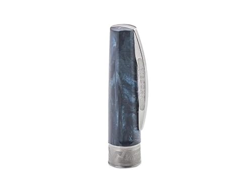 Mythos Poseidon Fountain Pen - Deep Sea Blue Resin by Visconti