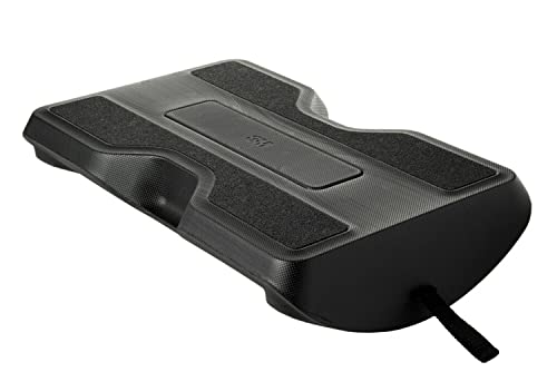 3M Foot Rest for Standing Desks, Two-Sided Rocking and Stationary for Sitting or Standing, Helps Reduce Leg and Foot Fatigue, Black (FR200B)