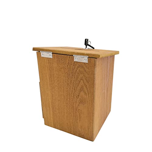 FixtureDisplays® Box, Church Collection Donation Charity w/Cross 7.5"W x 7.5"H x 9-7/8" D 10885 10885