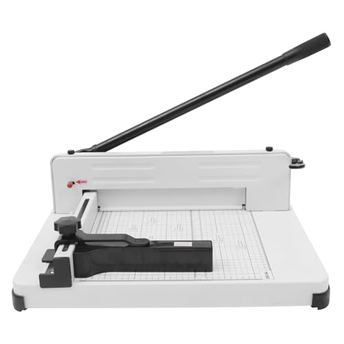 Fujsnmu 12" Heavy Duty 400 Sheets Capacity Guillotine Paper Cutter for Shop