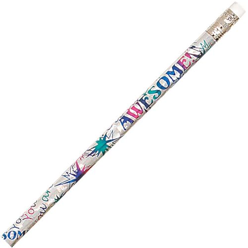 Anderson's You Are Awesome Motivational Pencils, Set 100, Student Awards, Recognition, Fun & Colorful, School Supplies, Classroom Rewards, Creative Writing, Party Favors, Gifts