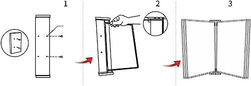 A4, Wall Mounted Display File Holder(Black)