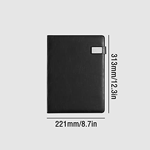 AEYSD-456 Filing Envelopes Leather Business Folder Multi-Function Data Organization Clipboard with Multiple Storage Bags Multi-Color Binder A4 File Folder Plastic Folders (Color : Red)