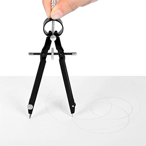 TEDILUVI Professional Compass, Geometry Set with Lock, Math and Precision, Metal and for Solid and Plane Precis