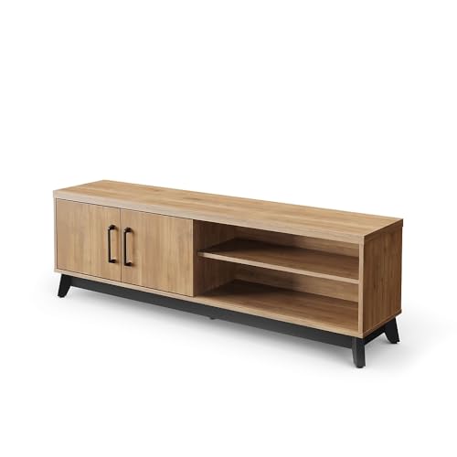 NBF Low Credenza Office Storage Cabinet for Executive Office, Tan