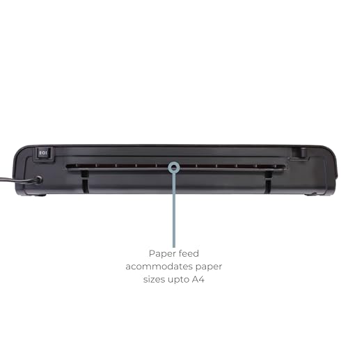Cathedral Products A4 Laminator - with Fast Warm Up & Jam Release - Black