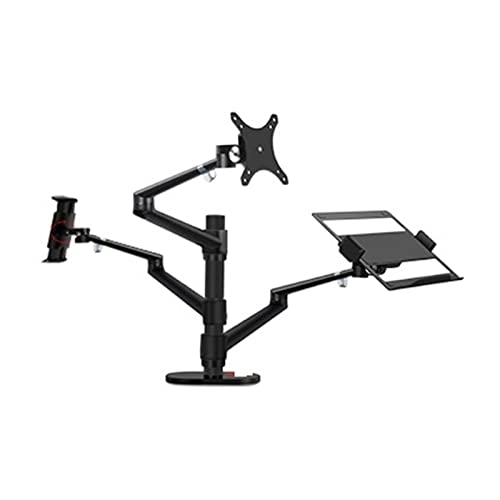 MXJIAYDNX OL-20L Aluminum Multifunction 10"-17" Laptop Stand 10"-32" Monitor Desktop Holder +4"-14" (Ol)