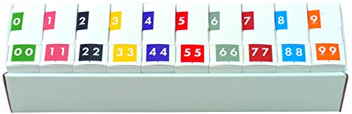 Doctor Stuff - File Folder Labels, Complete Set of Numbers 0-9, Barkley FNAVM Match - AVNM Series Chart Stickers, 1-11/16 x 1-1/2", 1 Each of 10 Rolls, 500/Roll
