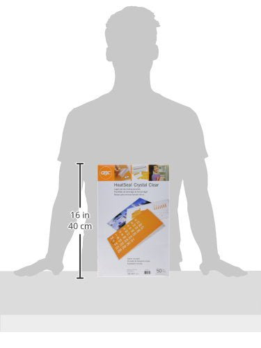 GBC Laminating Sheets, Thermal Laminating Pouches Legal Size, 10mil, HeatSeal Crystal Clear, 50 Pack (3200412)
