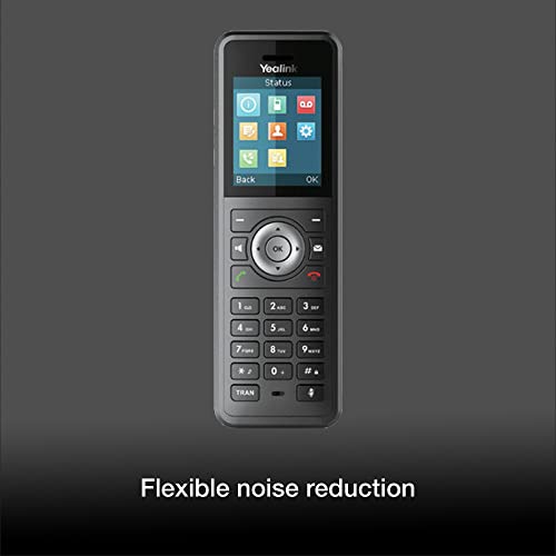 Yealink W79P DECT Phone System - IP Cordless Business Phones Compatible with Internet Phone Wireless voip Phones, Global Teck Cloth