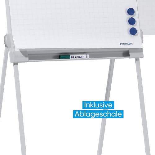 Franken FC84 Flipchart board Deluxe Standard, 67 x 95 cm, light gray