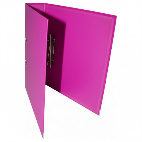 Booghe A4 Lever Arch File with Protector – Single, 4 or 10 Pack – Black, Red, Blue, Green, Turquoise, Fuchsia – Heavy Duty Office Filing & School Binders (10, Fuchsia)