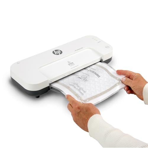 HP - Hot & Cold Thermal Laminator Kit, 9.2-Inch with 100 Pouches
