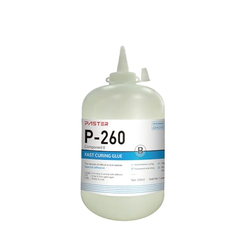 US Stock AB Fast Curing Glue Cyanoacrylate Adhesives Professional Grade AB Super Glue Metal to Metal Glue Adhesive for Channel Letter, Sign Characters Field (Fast Curing G LUE (B), 500mlx6)