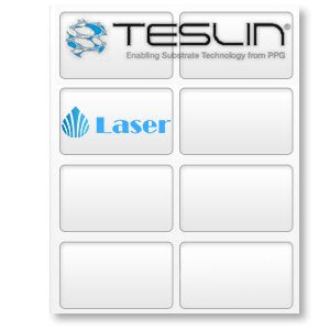 Teslin® Synthetic Paper- for Laser Printers - Micro-Perforated 8-up - 10 mil | 50 Sheets
