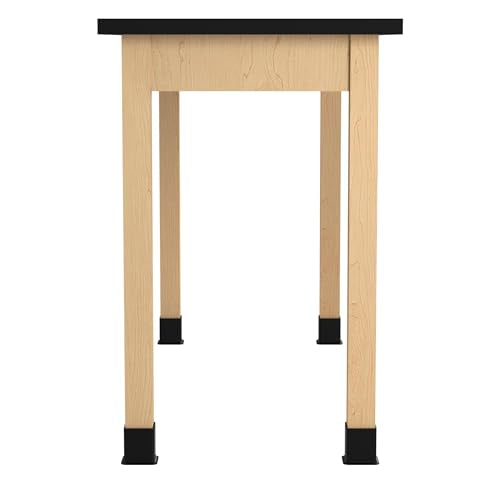 Diversified Spaces PerpetuLab 60x24x36 Science Table,ChemGuard,Lt Hardwood