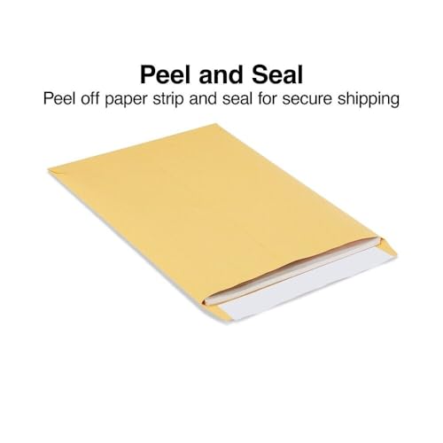 Catalog Envelopes (Open End), Brown Kraft, 28 Pound. 500 Per Pack. (Peel And Seal, 6.5"x9.5")
