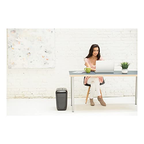 Fellowes Powershred 60Cs 10-Sheet Cross-Cut Paper and Credit Card Shredder with SafeSense Technology (4606001)