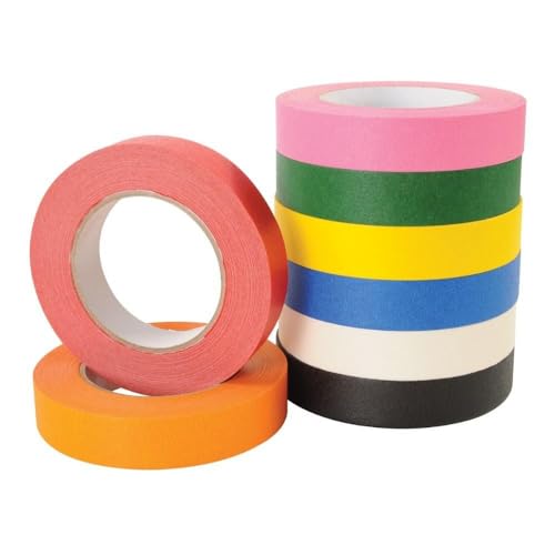 Chenille Kraft Pacon Colored Masking Tape - Set of 8
