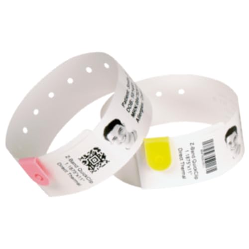 ZEBRA, CONSUMABLE, 1 X 10 Z-BAND SPLASH BLUE WRISTBANDS, 1 CORE, 350 BANDS PER ROLL, 4 ROLLS PER CARTON, PRICED PER ROLL - Model#: 10012718-3