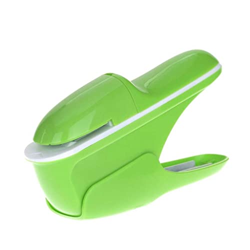 OEKFVCHVZ Hand-held Mini Safety Stapler Without Staples, 7 Sheets of Paper Binding, College Office